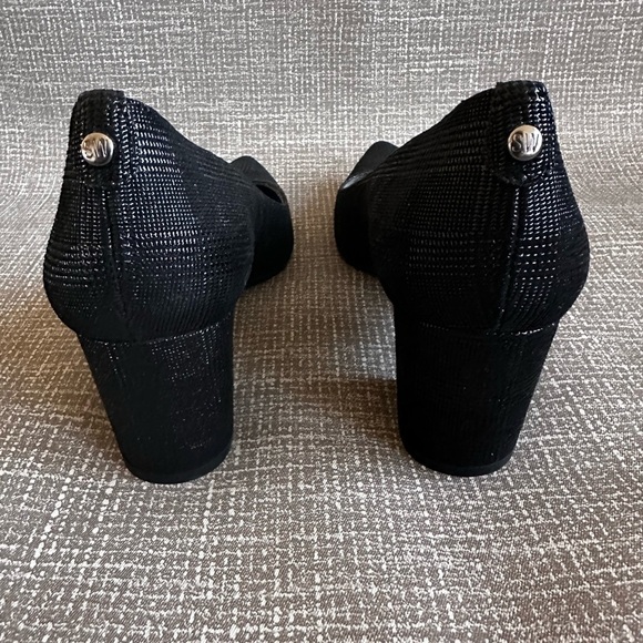 Stuart Weitzman Classic Flex pointy toe block heel size 9 - Picture 5 of 11